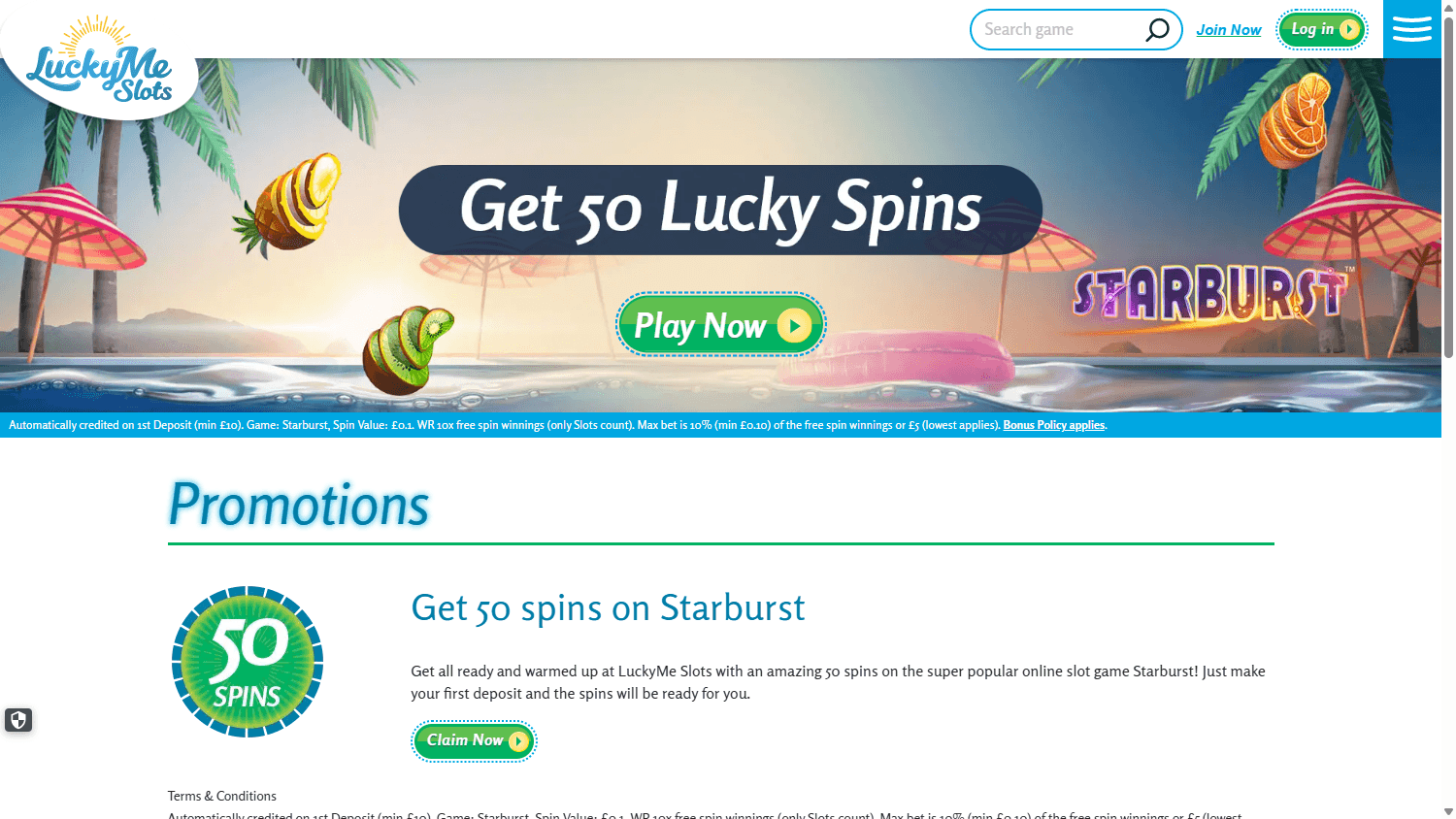 LuckyMe_Slots_Casino_UK_promotions_desktop