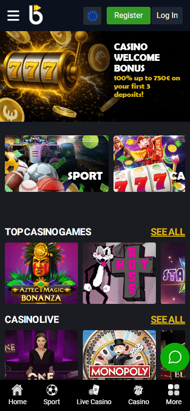 Betlive_Casino_homepage_mobile