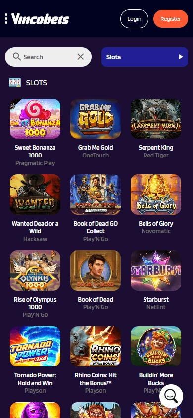 Vincobets_Casino_game_gallery_mobile