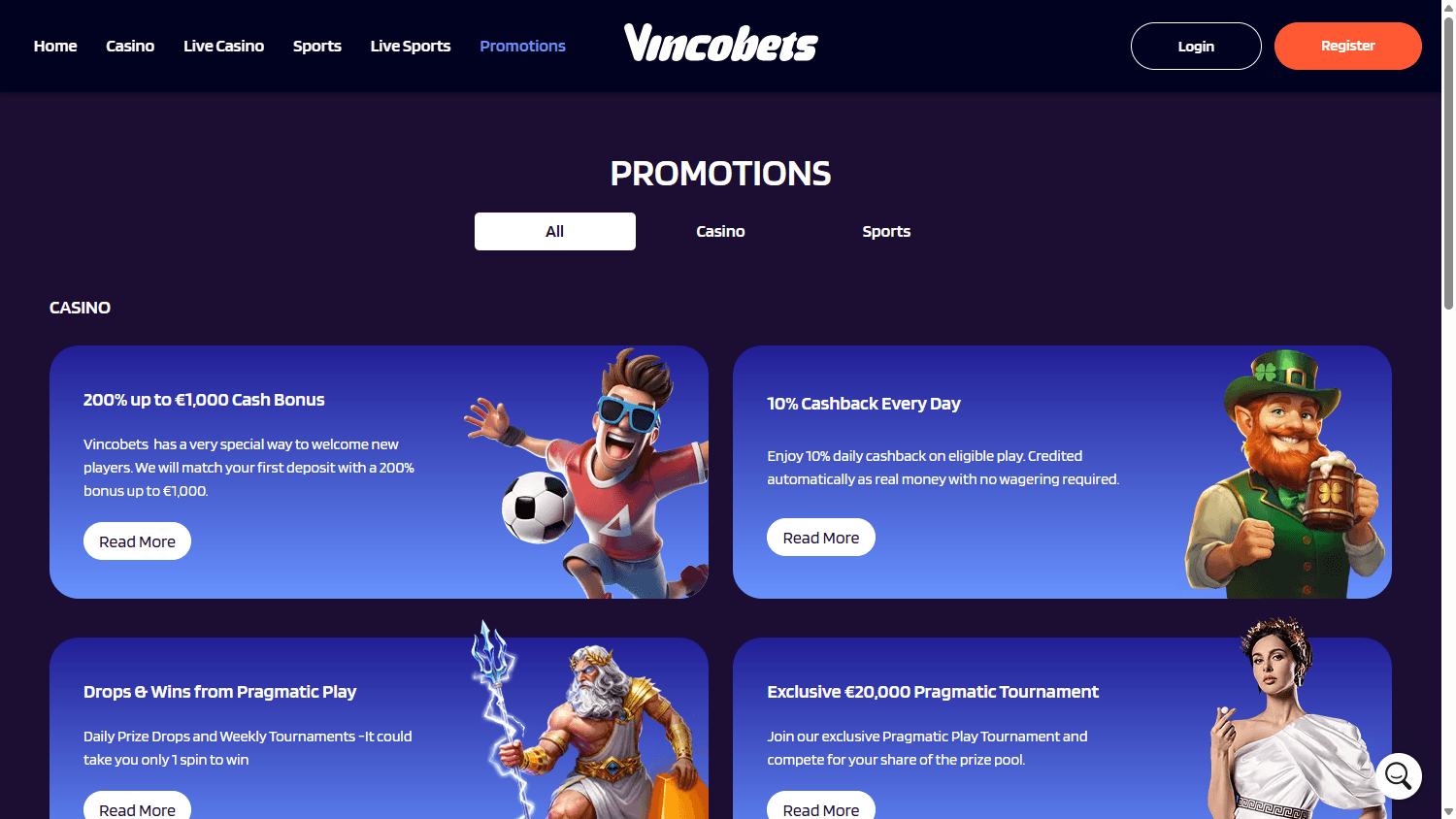 Vincobets_Casino_promotions_desktop
