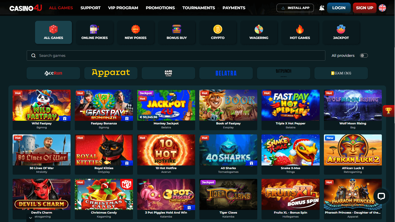 Casino4u_game_gallery_desktop