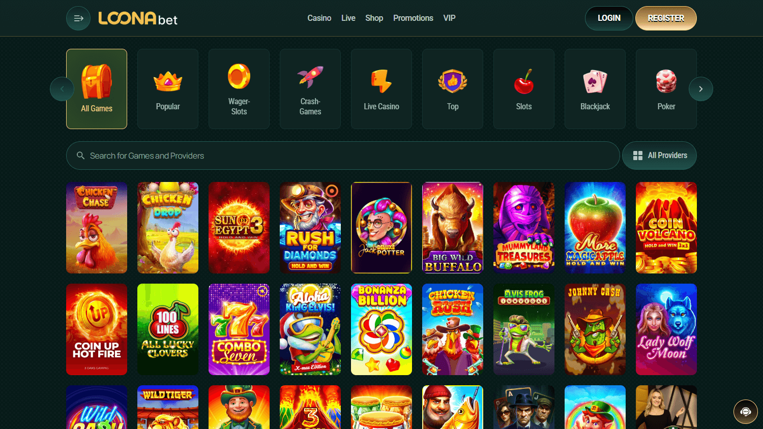 Loonabet_Casino_game_gallery_desktop