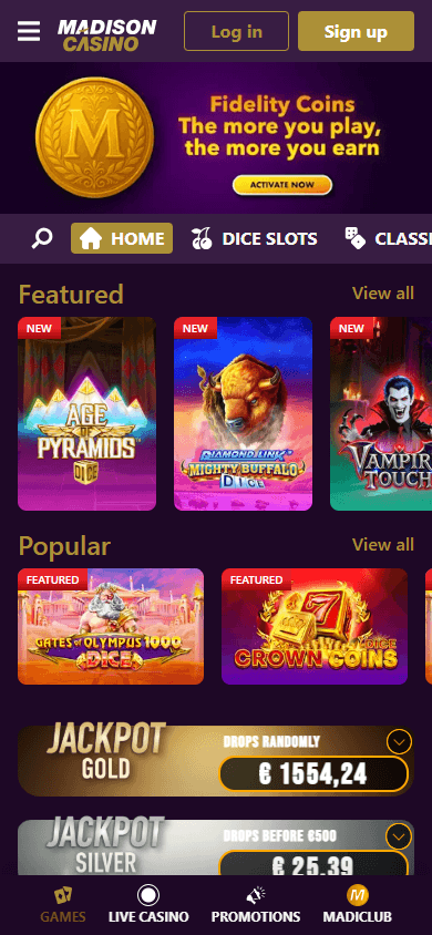 Madison_Casino_homepage_mobile