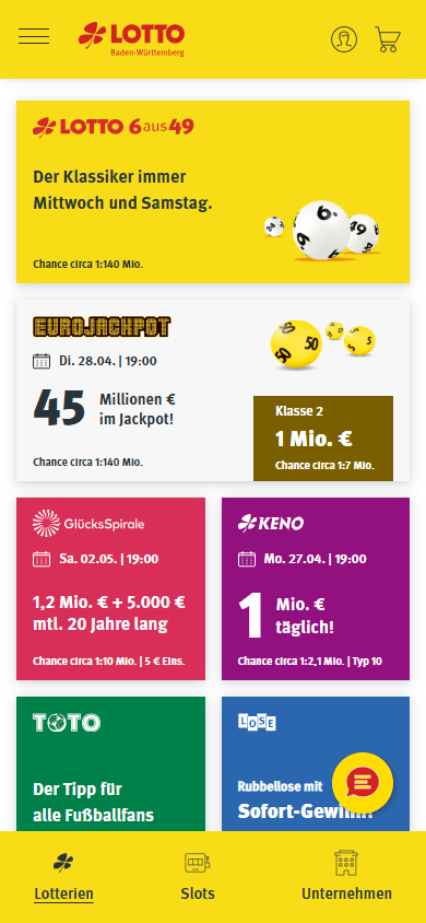 Lotto_Baden-Wurttemberg_homepage_mobile