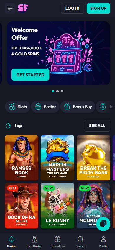 Spin_Fever_Casino_homepage_mobile