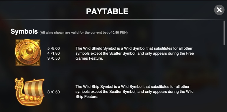 Viking Clash two wild symbols