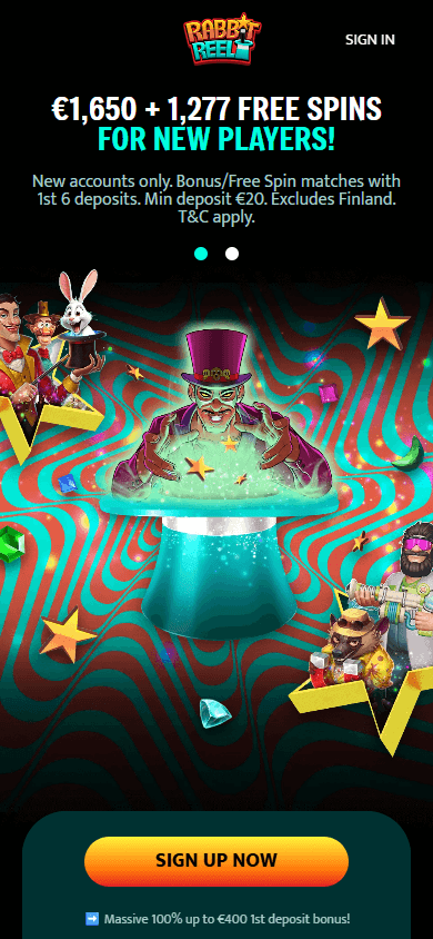 Rabbit_Reel_Casino_homepage_mobile