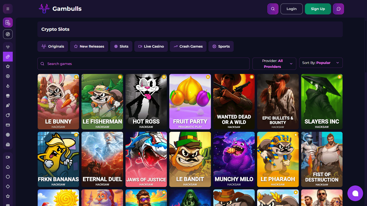 Gambulls_Casino_game_gallery_desktop