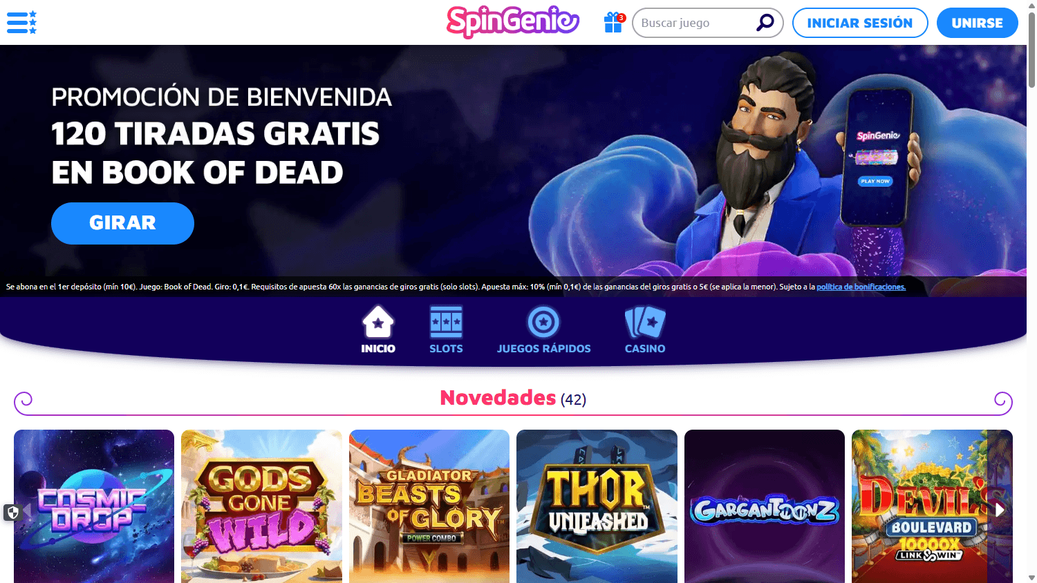 spingenie_casino_es_homepage_desktop