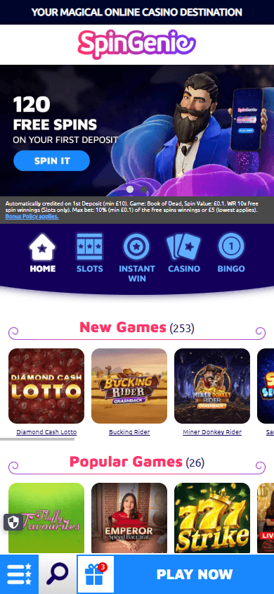 spingenie_casino_uk_homepage_mobile