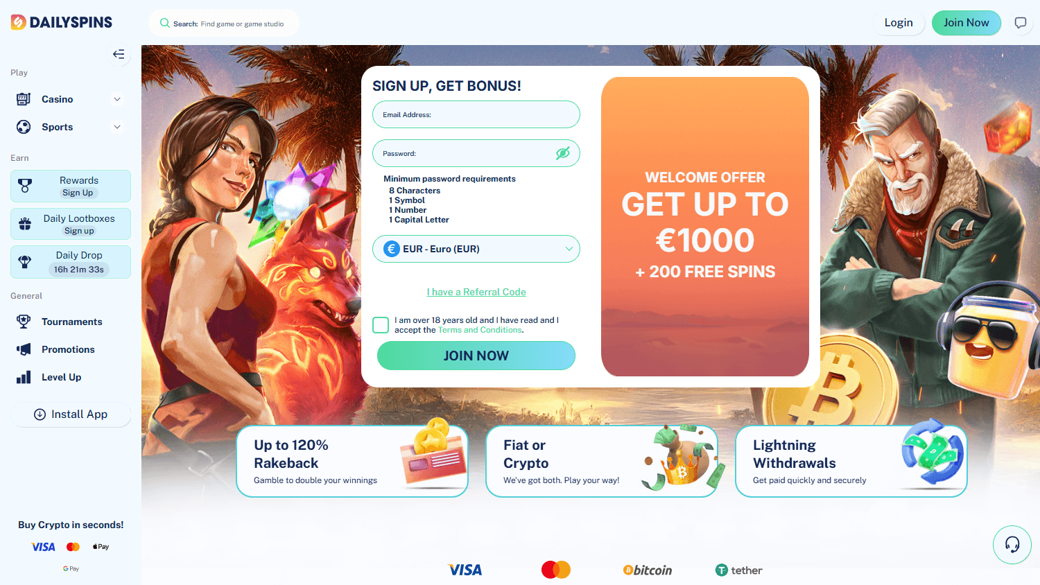 dailyspins_casino_homepage_desktop