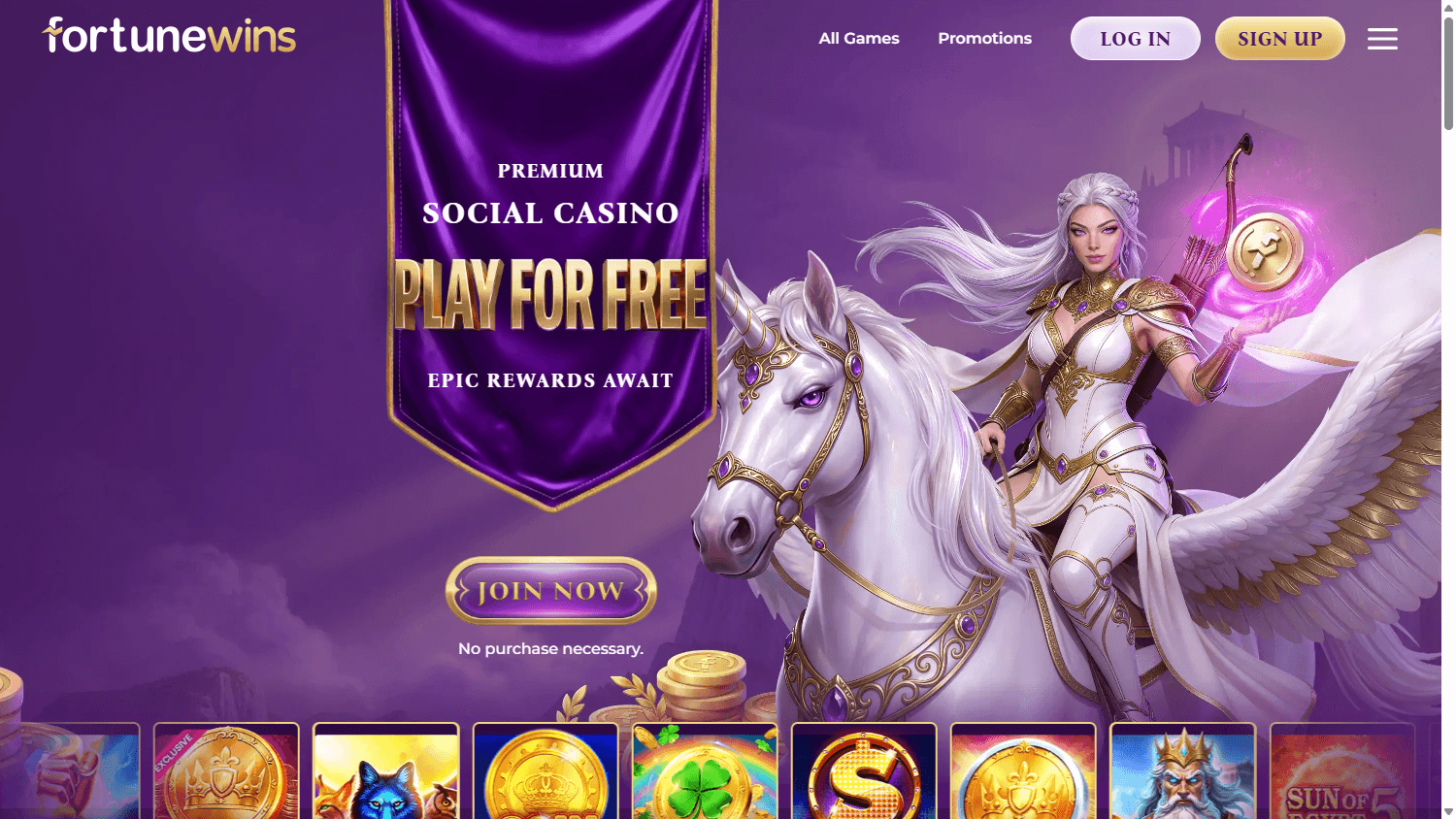 Fortune_Coins_Casino_homepage_desktop