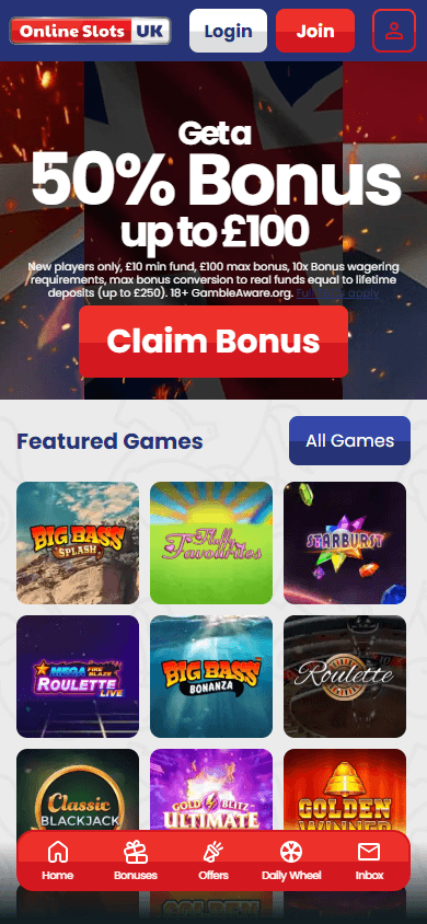 Online_Slots_UK_Casino_homepage_mobile