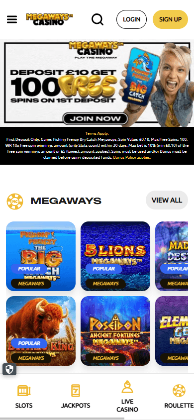 megaways_casino_uk_homepage_mobile