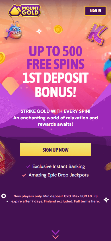 Mount_Gold_Casino_homepage_mobile