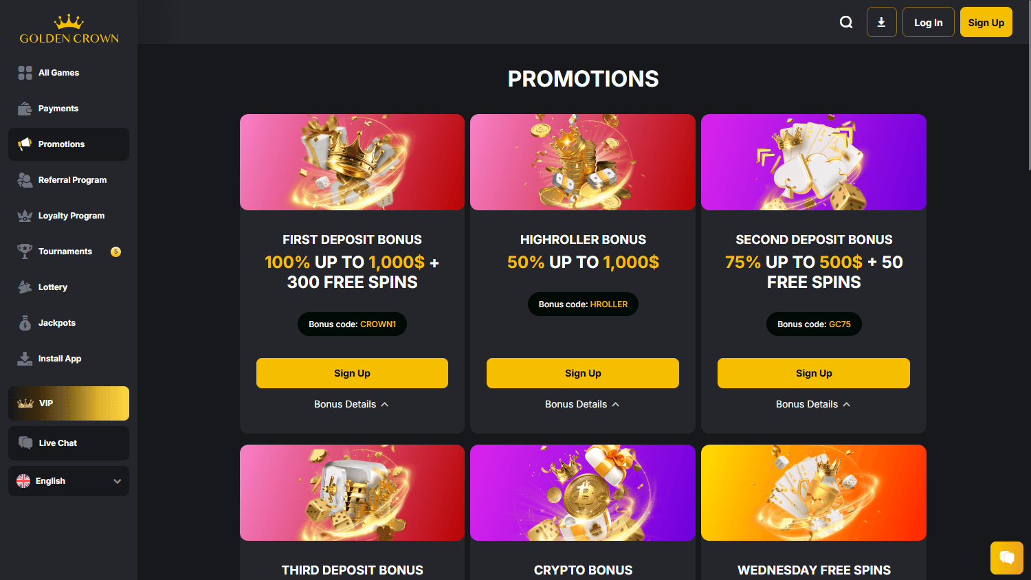 Golden_Crown_Casino_promotions_desktop