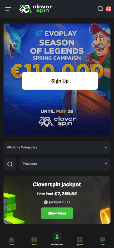 cloverspin_casino_homepage_mobile