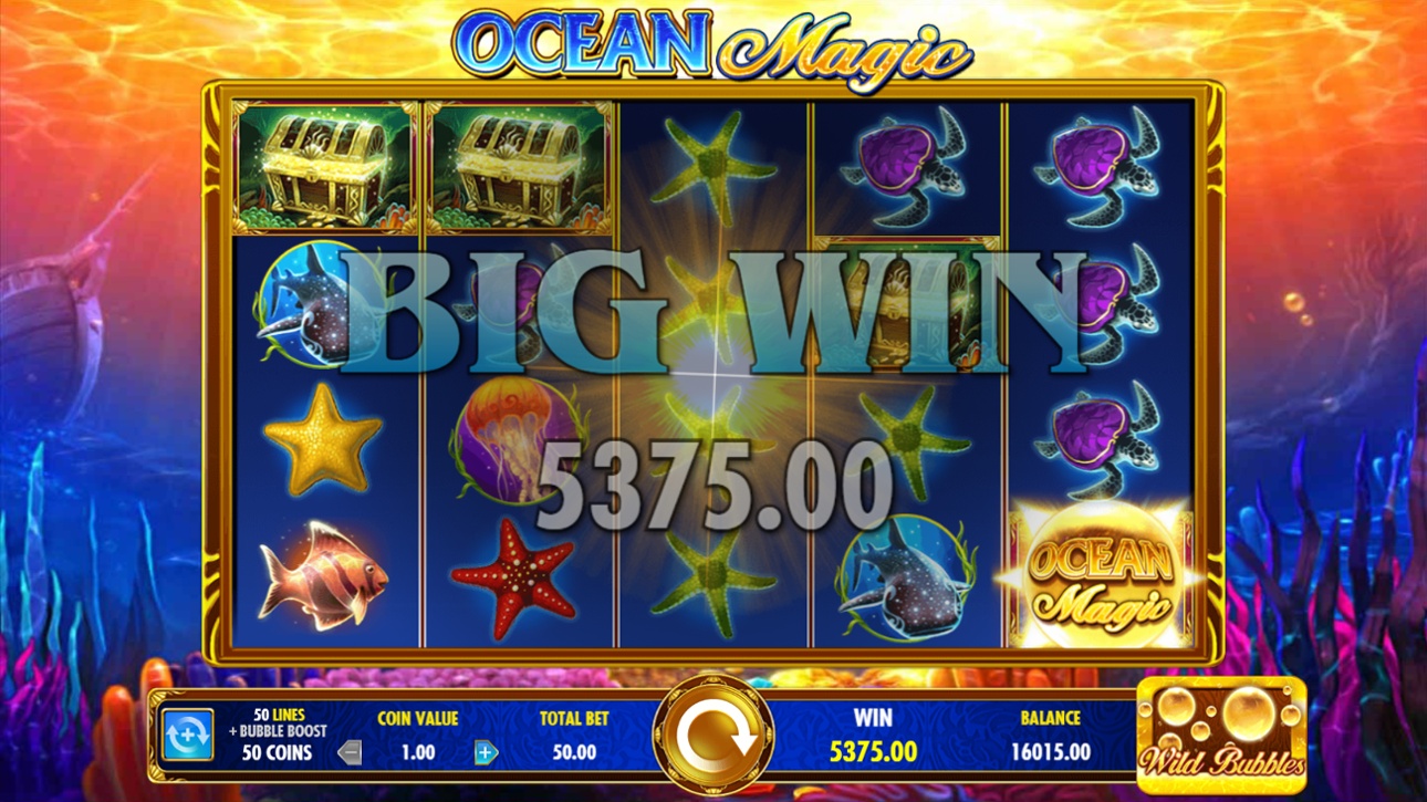 Ocean Magic free spins big win