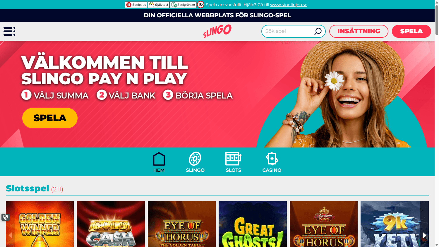 slingo_casino_se_homepage_desktop