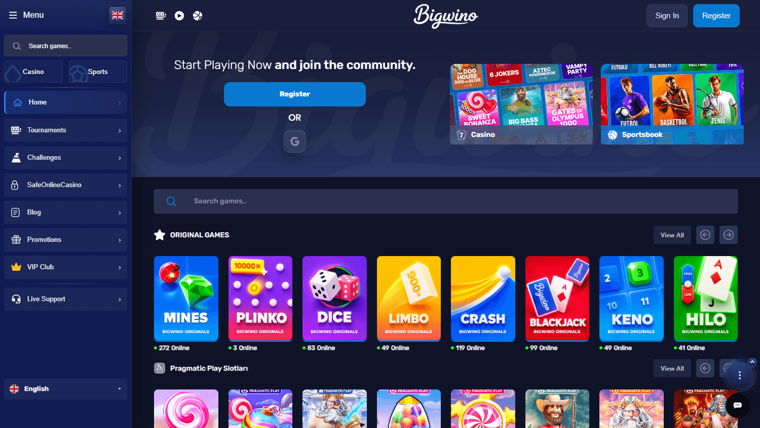bigwino_casino_homepage_desktop