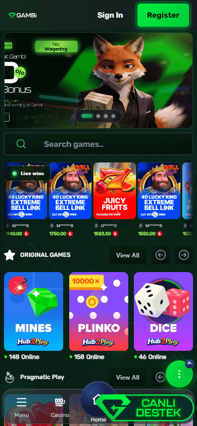 gambi_casino_homepage_mobile
