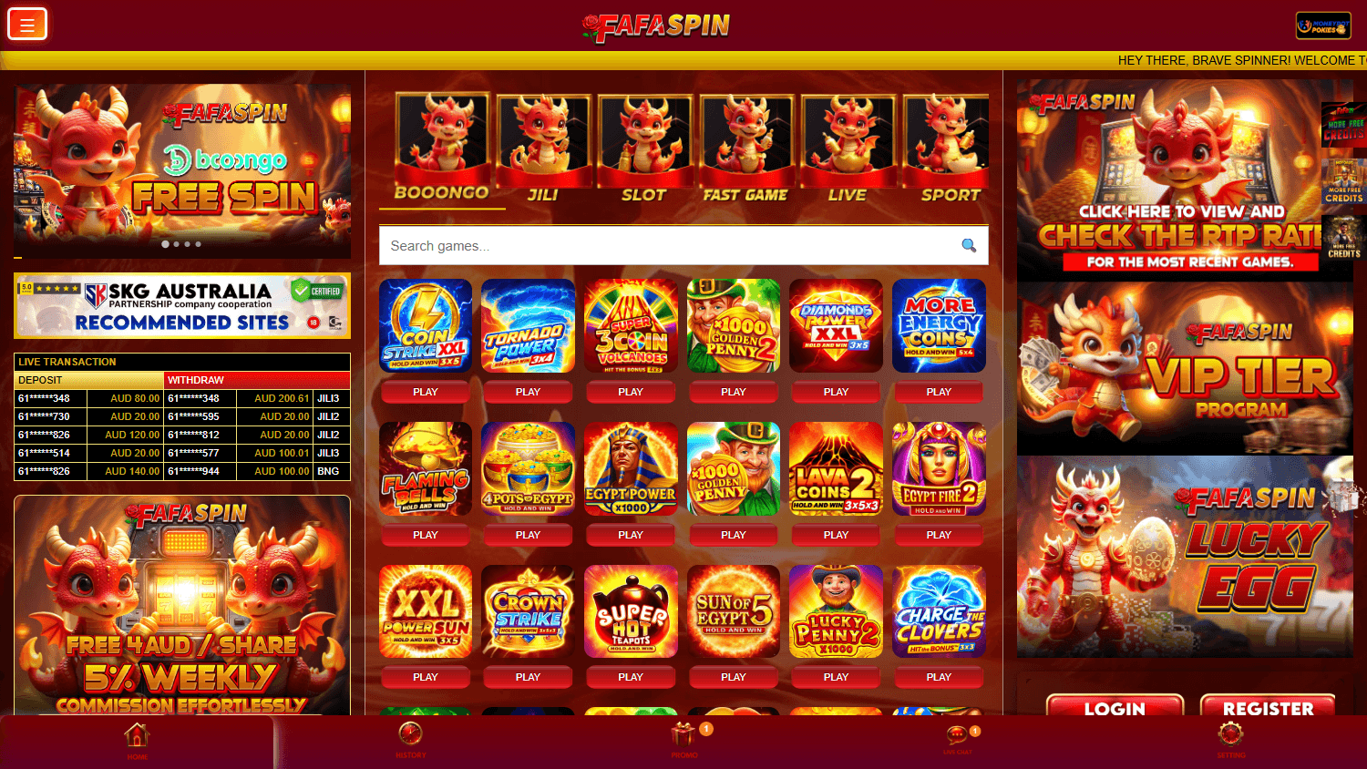 fafaspin_casino_homepage_desktop