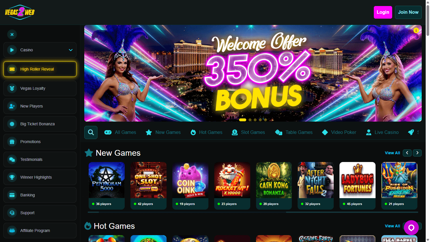 vegas2web_casino_homepage_desktop