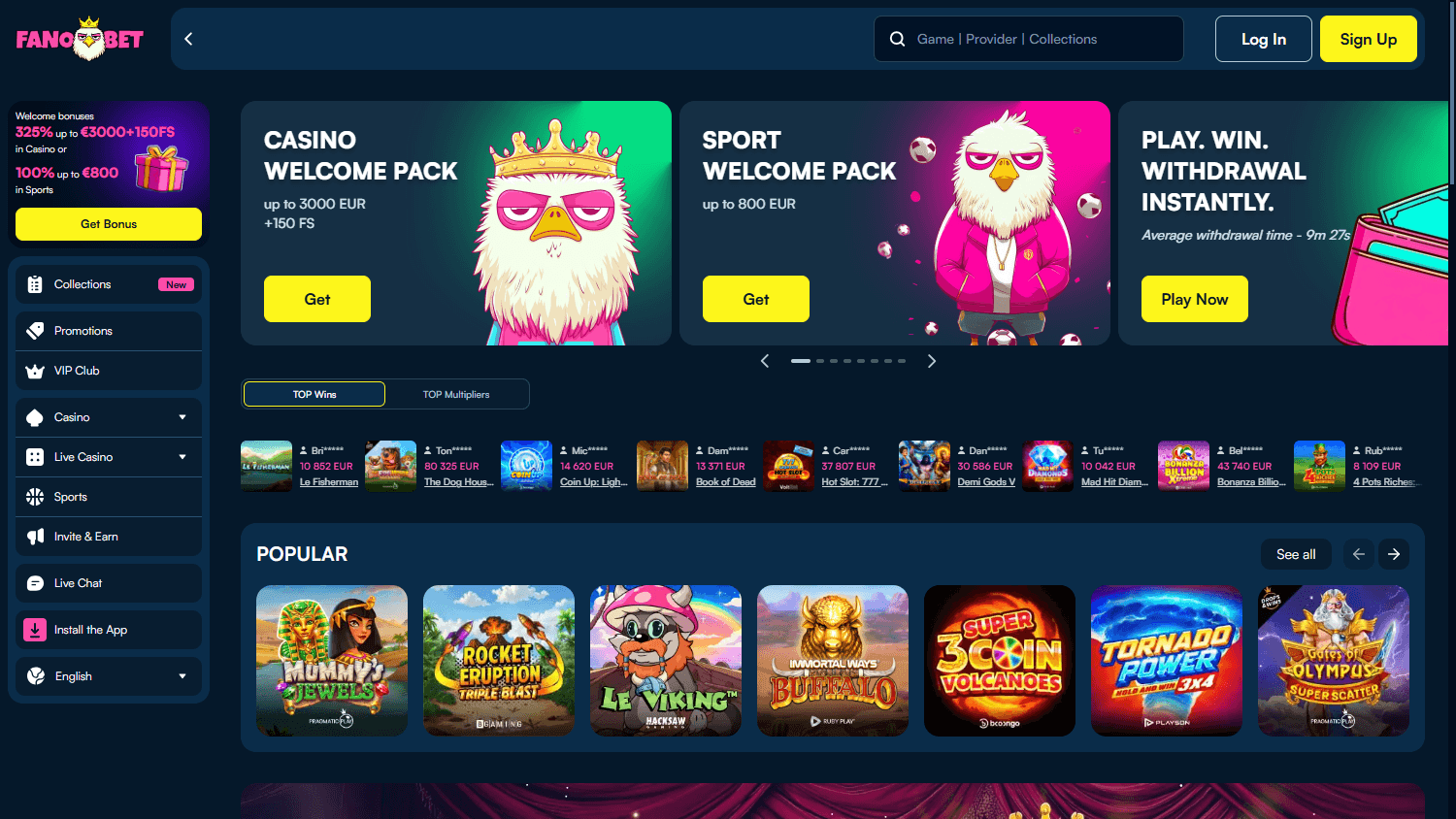fanobet_casino_homepage_desktop