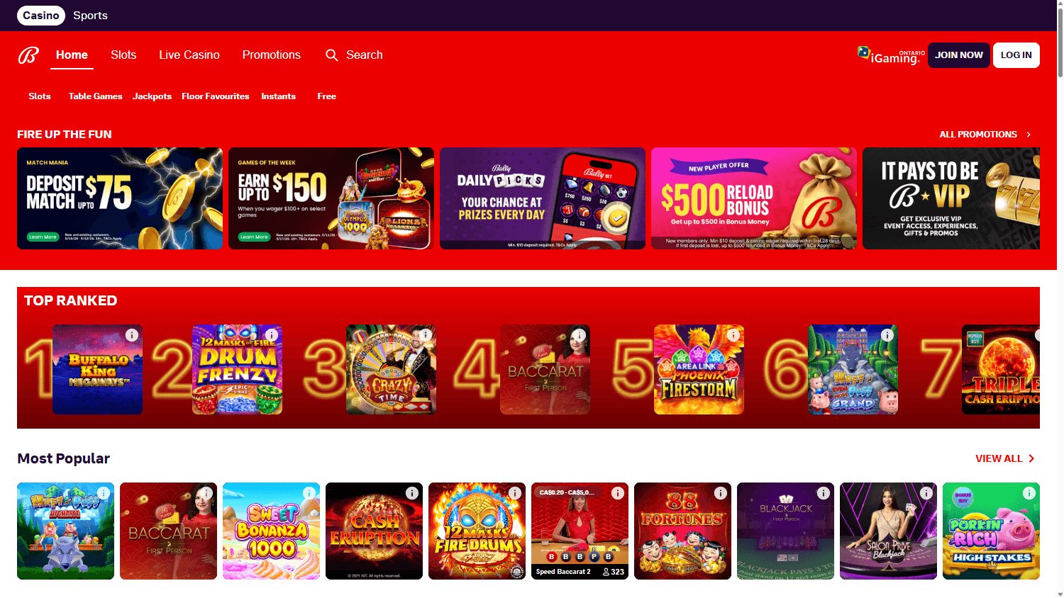 bally_bet_casino_ontario_homepage_desktop