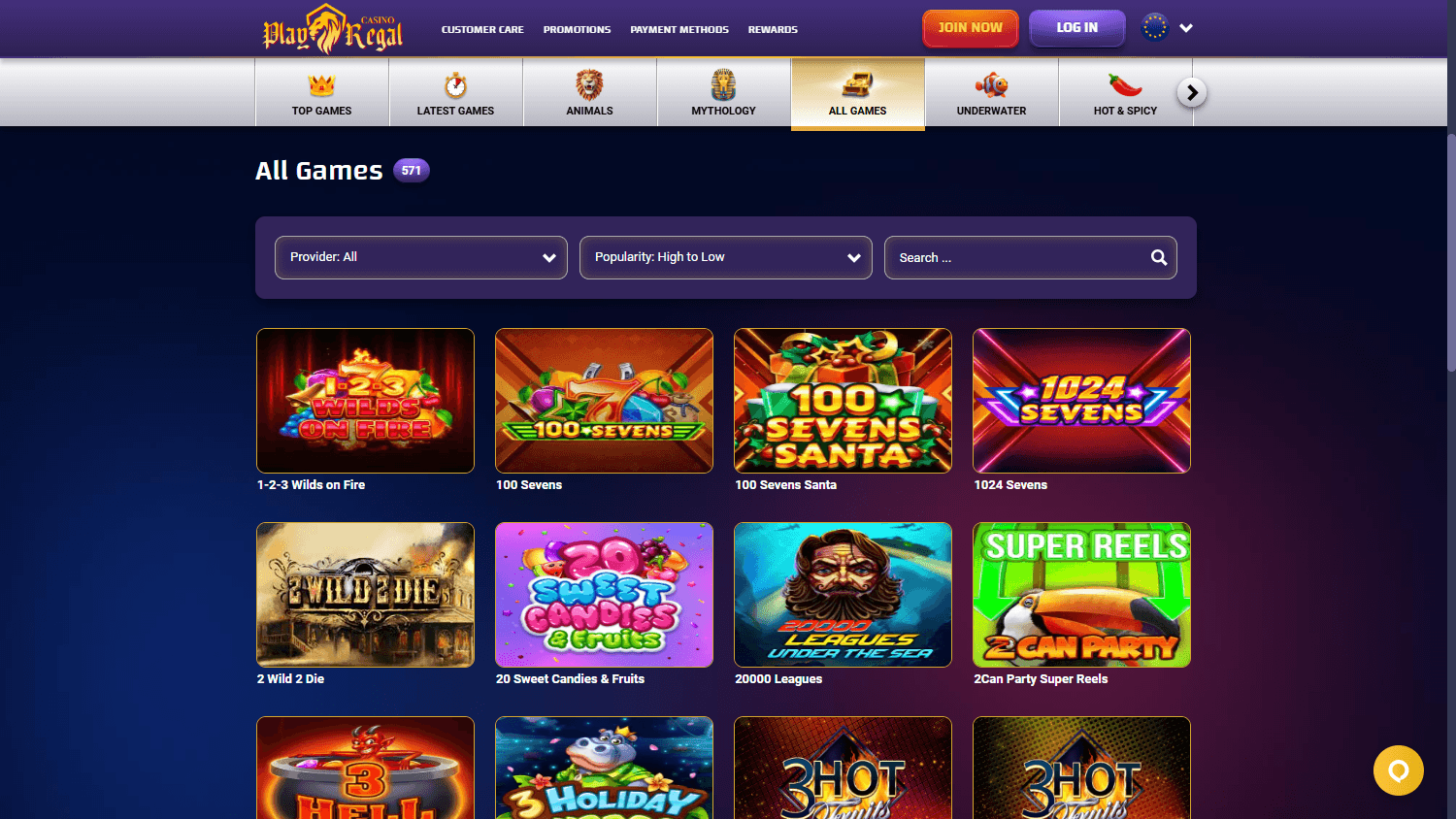 Play_Regal_Casino_game_gallery_desktop