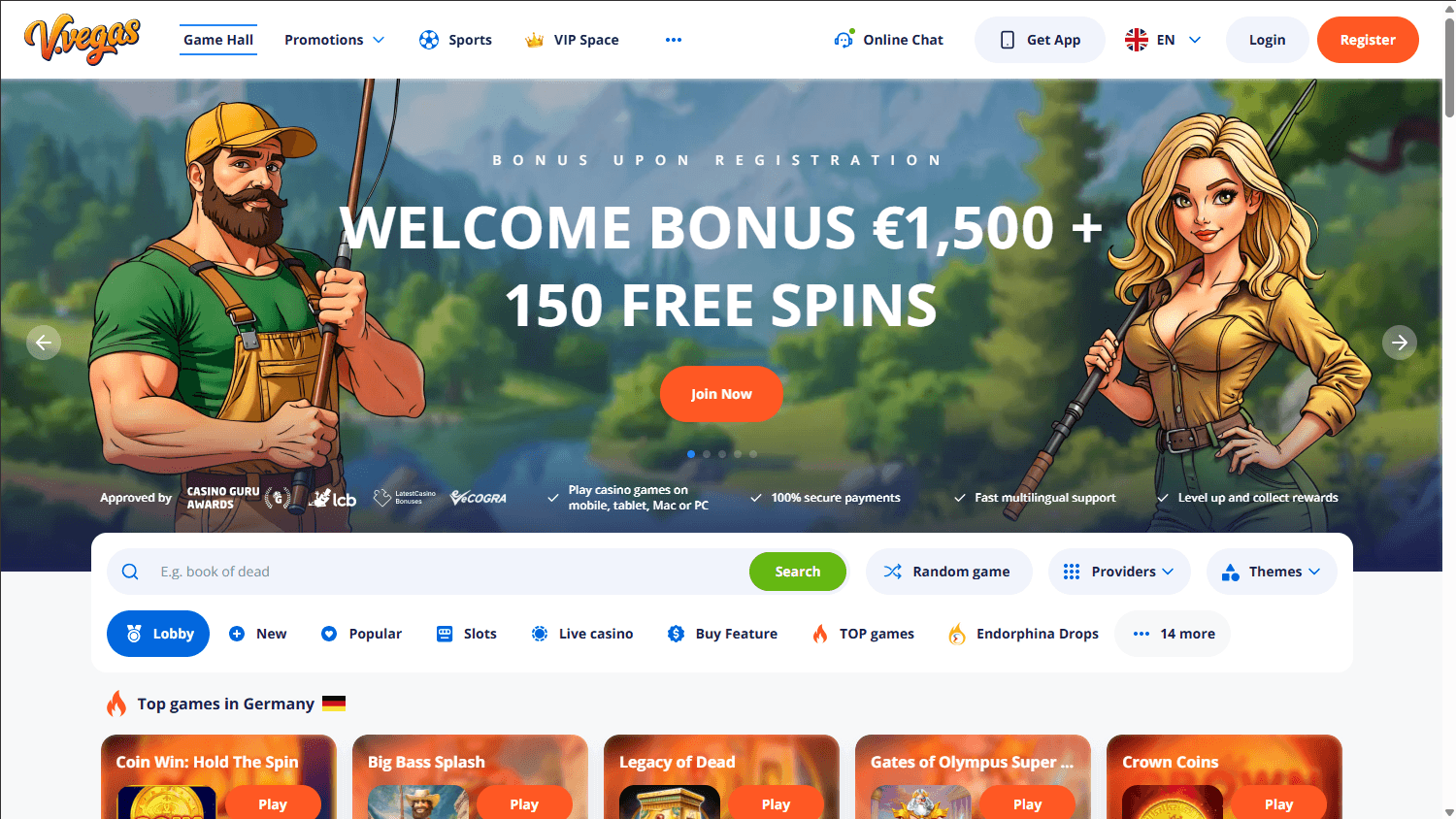 V.Vegas_Casino_homepage_desktop
