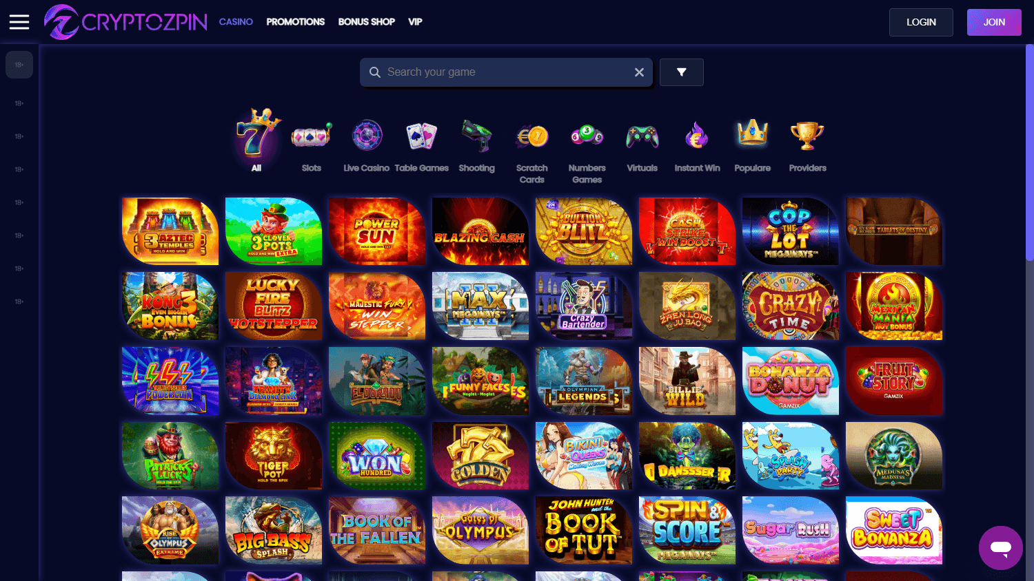 CryptoZpin_Casino_game_gallery_desktop
