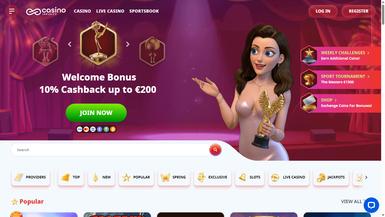 casino_infinity_homepage_desktop
