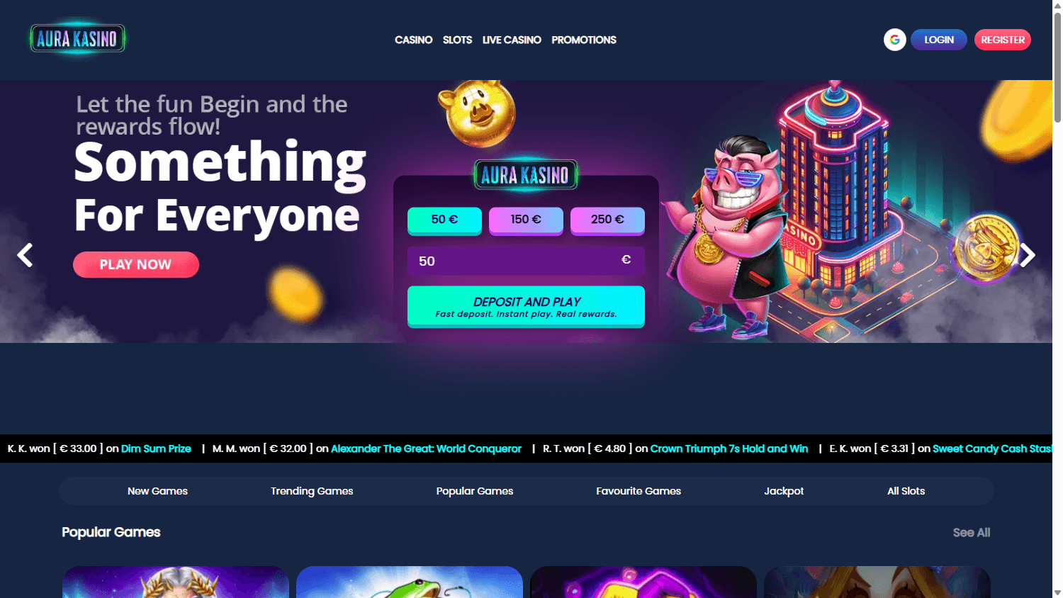 aurakasino_casino_homepage_desktop