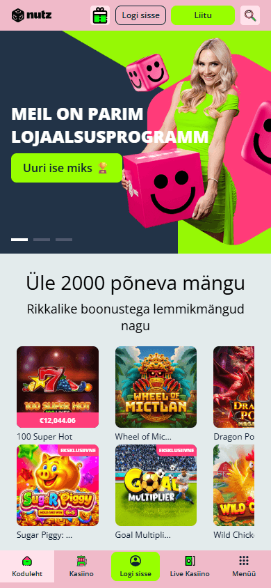 nutz_casino_homepage_mobile