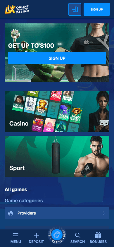Lux_Casino_homepage_mobile