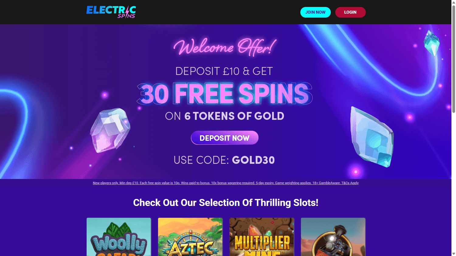 electric_spins_casino_homepage_desktop