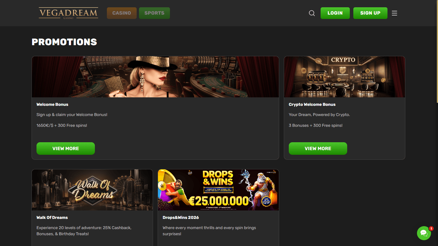 vegadream_casino_promotions_desktop