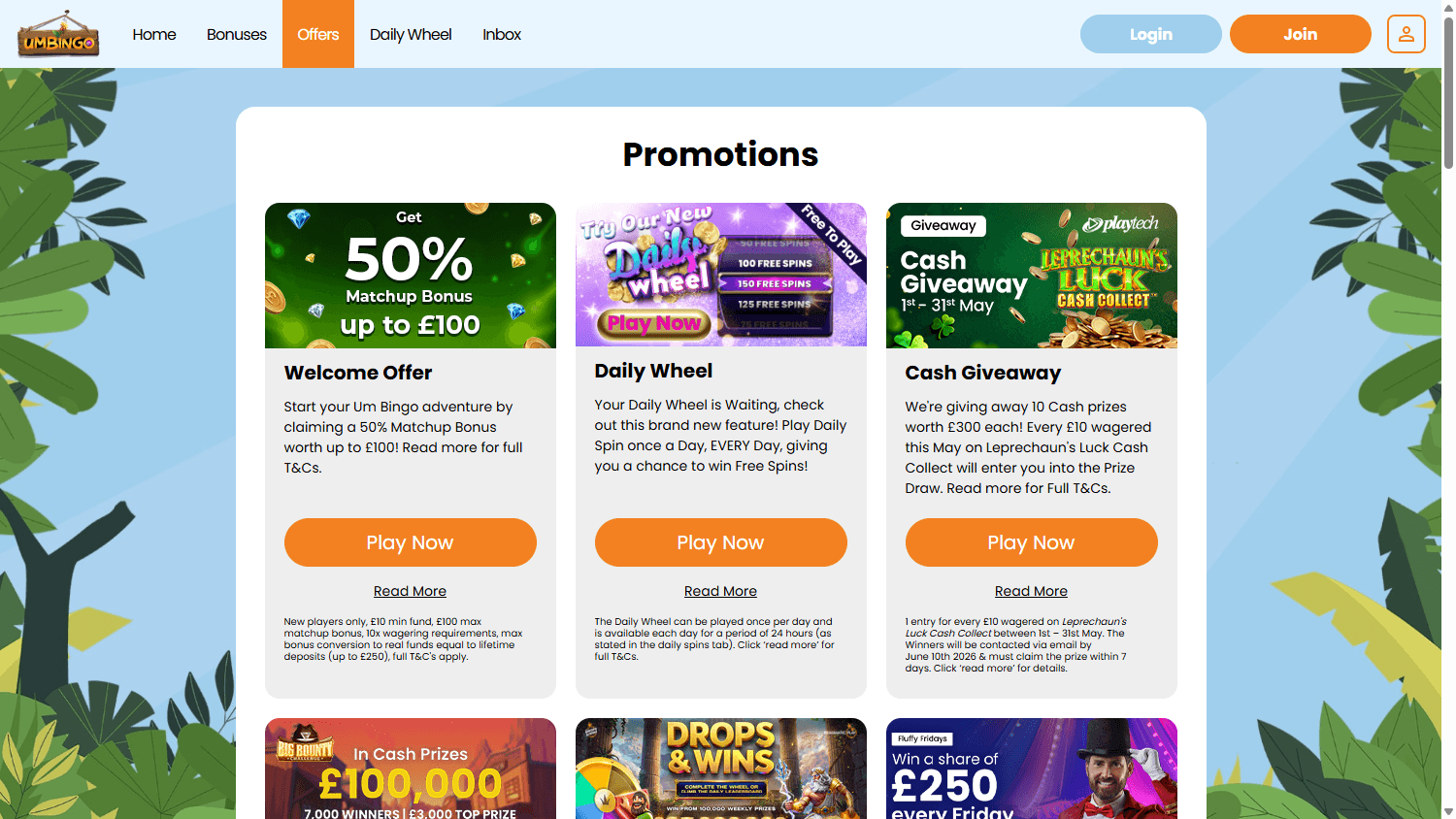 umbingo_casino_promotions_desktop