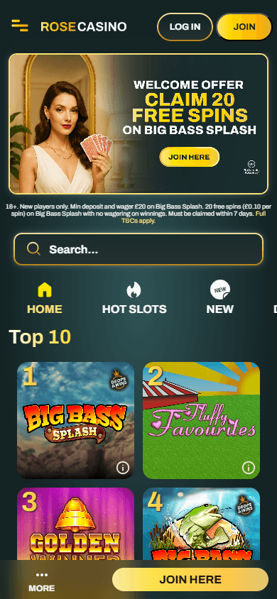 rose_casino_homepage_mobile