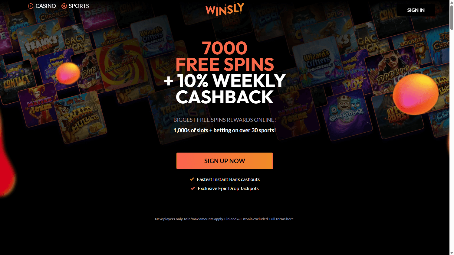 winsly_casino_homepage_desktop