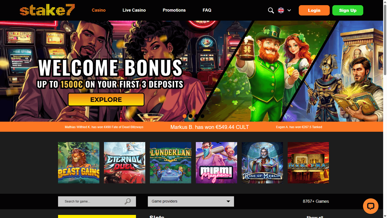 Stake7_Casino_homepage_desktop