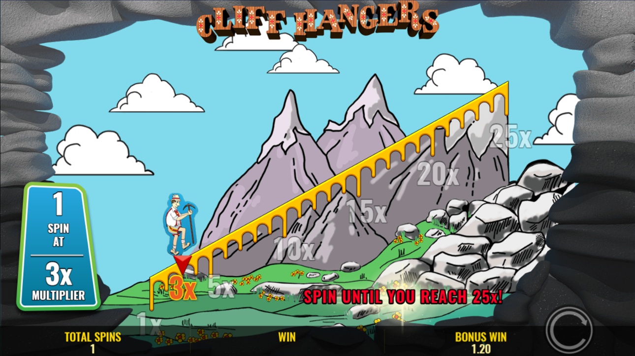The Price Is Right slot with Cliff Hanger free spins