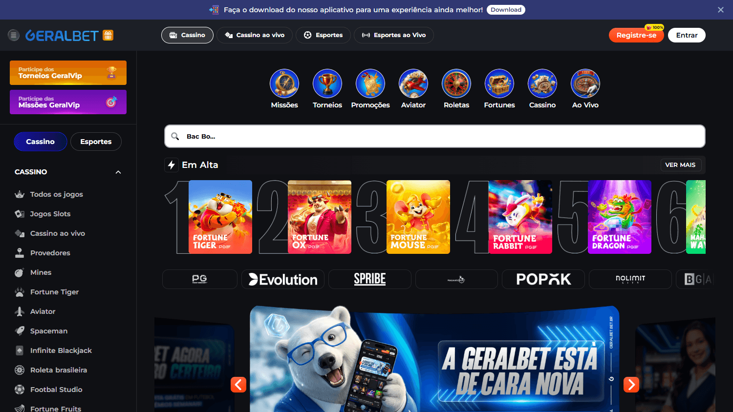 geralbet_casino_homepage_desktop