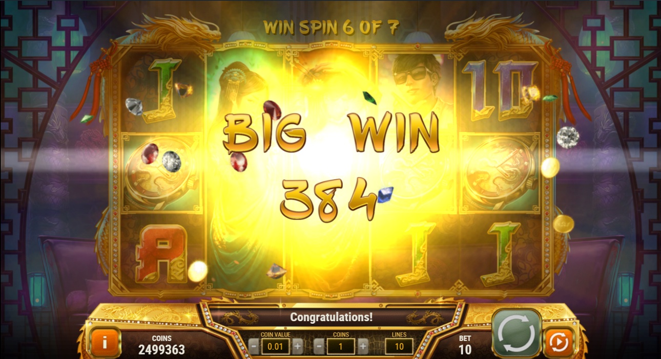 Fu Er Dai single spin big win