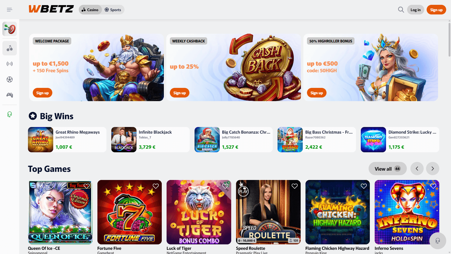 wbetz_casino_homepage_desktop