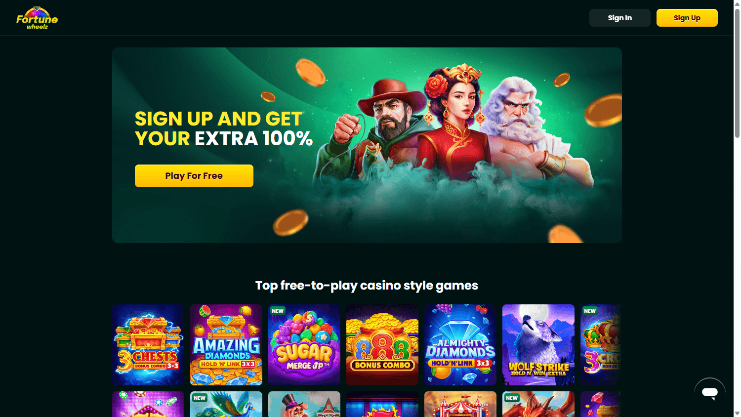fortune_wheelz_casino_homepage_desktop