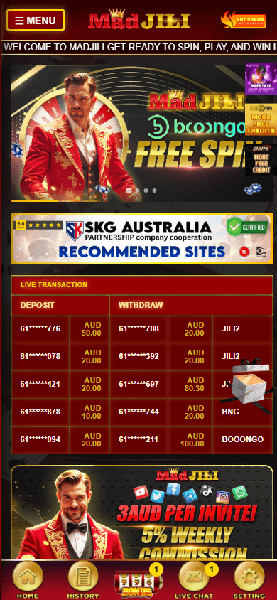 madjili_casino_homepage_mobile