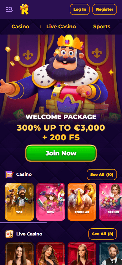 RoyalGame_Casino_homepage_mobile