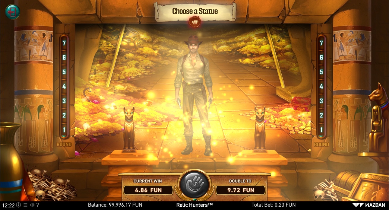 Gamble feature in Relic Hunters